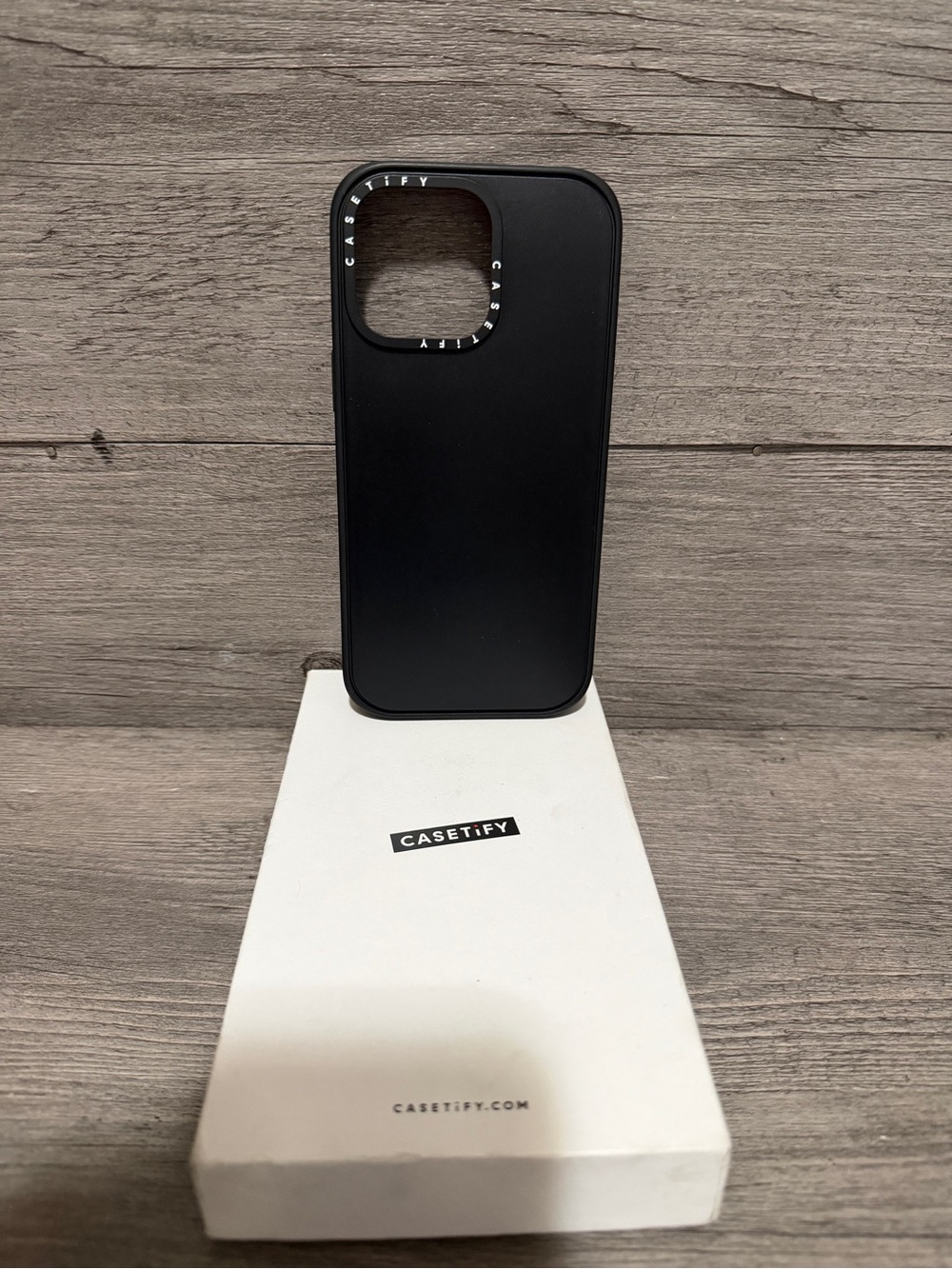 CASETIFY iPhone 15 Pro Max Paint Matte Black Solid 4x Military Grade